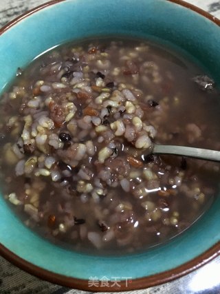 Three-color Brown Rice Porridge recipe