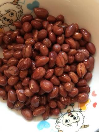 Spinach Vinegar and Peanuts recipe