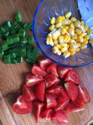 Seasonal Vegetables Assembled Eggs recipe