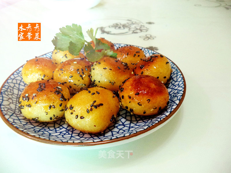 Black Sesame Glutinous Rice Cake recipe