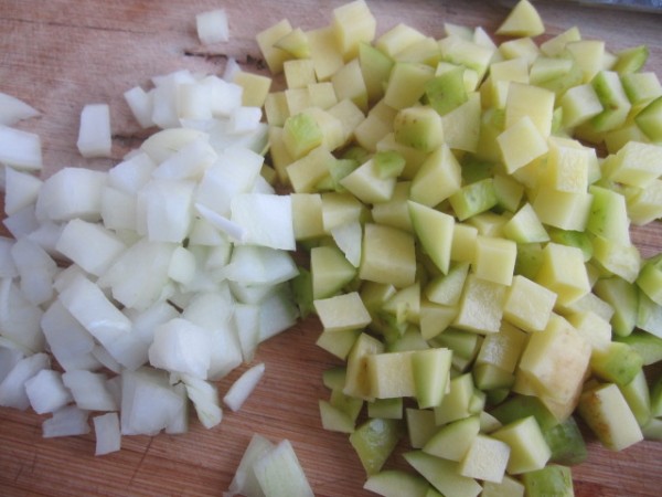 Onion and Potato Braised Rice recipe