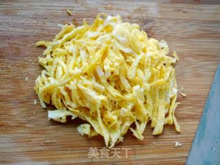 Cucumber and Egg Mixed Vermicelli recipe