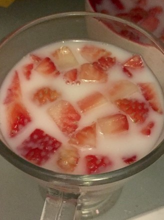 Strawberry Milk Jelly recipe
