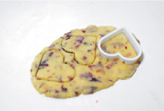 [rose Heart-shaped Biscuits] Tanabata Makes Roses Sweet in Heart recipe