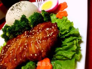 Teriyaki Chicken Drumstick Rice recipe