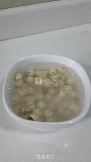 Rock Sugar Lotus Seed Sweet Soup recipe