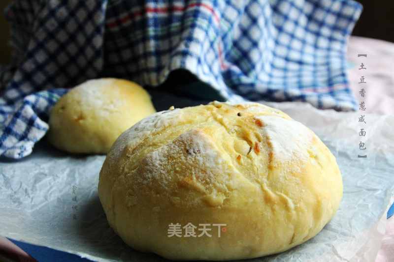 【potato Chives Soft Bread】 recipe