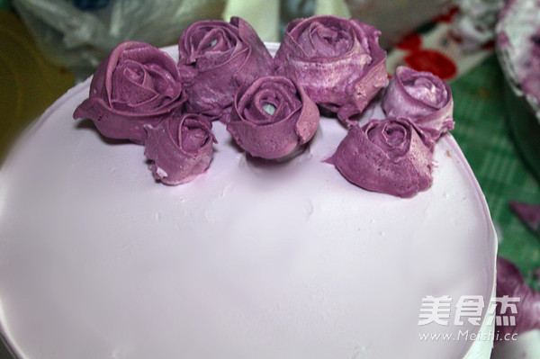 Purple Romantic Birthday Cake recipe