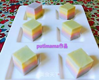 Creative New Year Banquet Rainbow Skin Jelly recipe