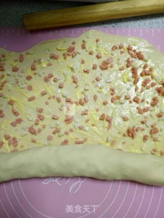 #aca烤明星大赛# Scallion Ham Cheese Meal Pack recipe