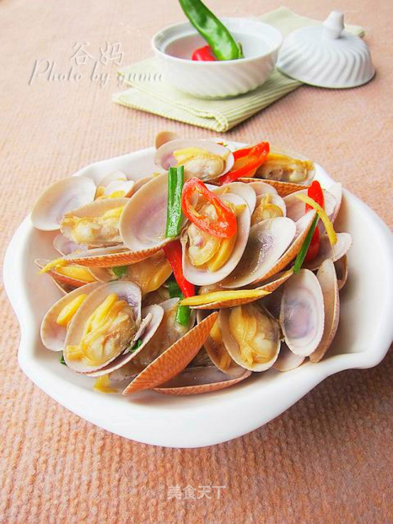 Fried Clams with Scallion and Ginger recipe