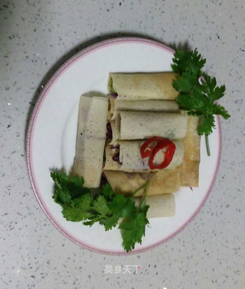 Western Pancake and Vegetable Rolls recipe