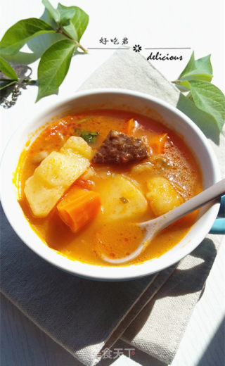 Tomato Beef Soup recipe