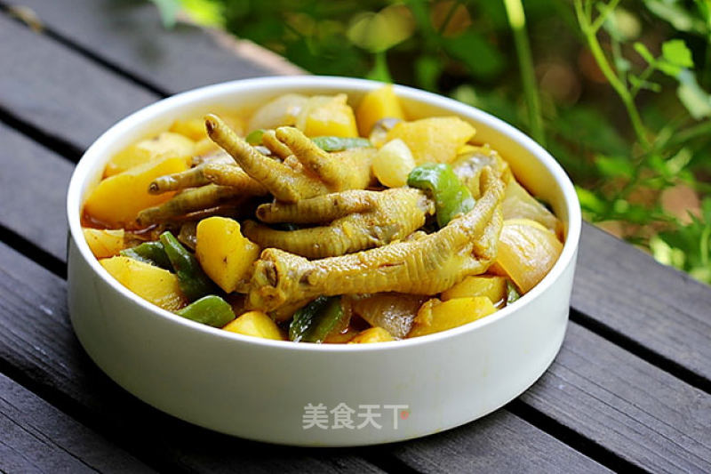 Curry Chicken Feet recipe