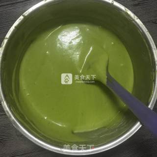 #aca烤明星大赛# Spinach Chiffon Cake (8 Inches) recipe