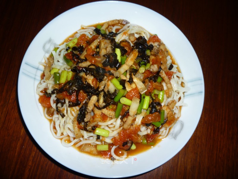 Tomato Homemade Noodle Topping recipe
