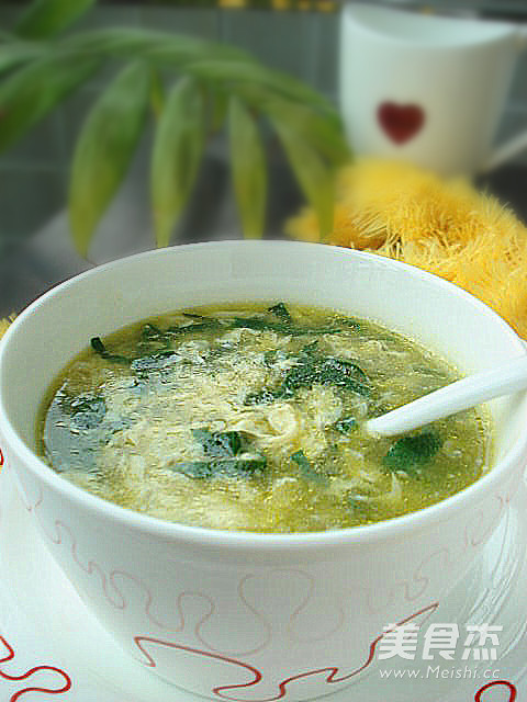 Spinach and Egg Soup recipe