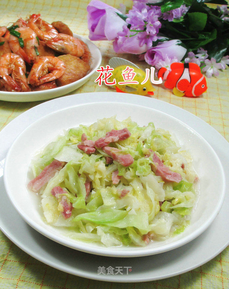 Stir-fried Cabbage with Bacon recipe