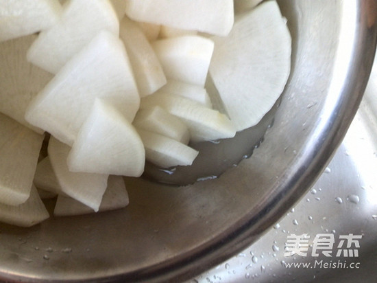 Dried White Radish in Cold Dressing recipe