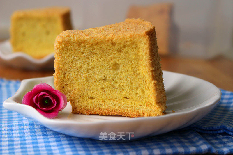 #aca烤明星大赛# Flaxseed Chiffon Cake recipe