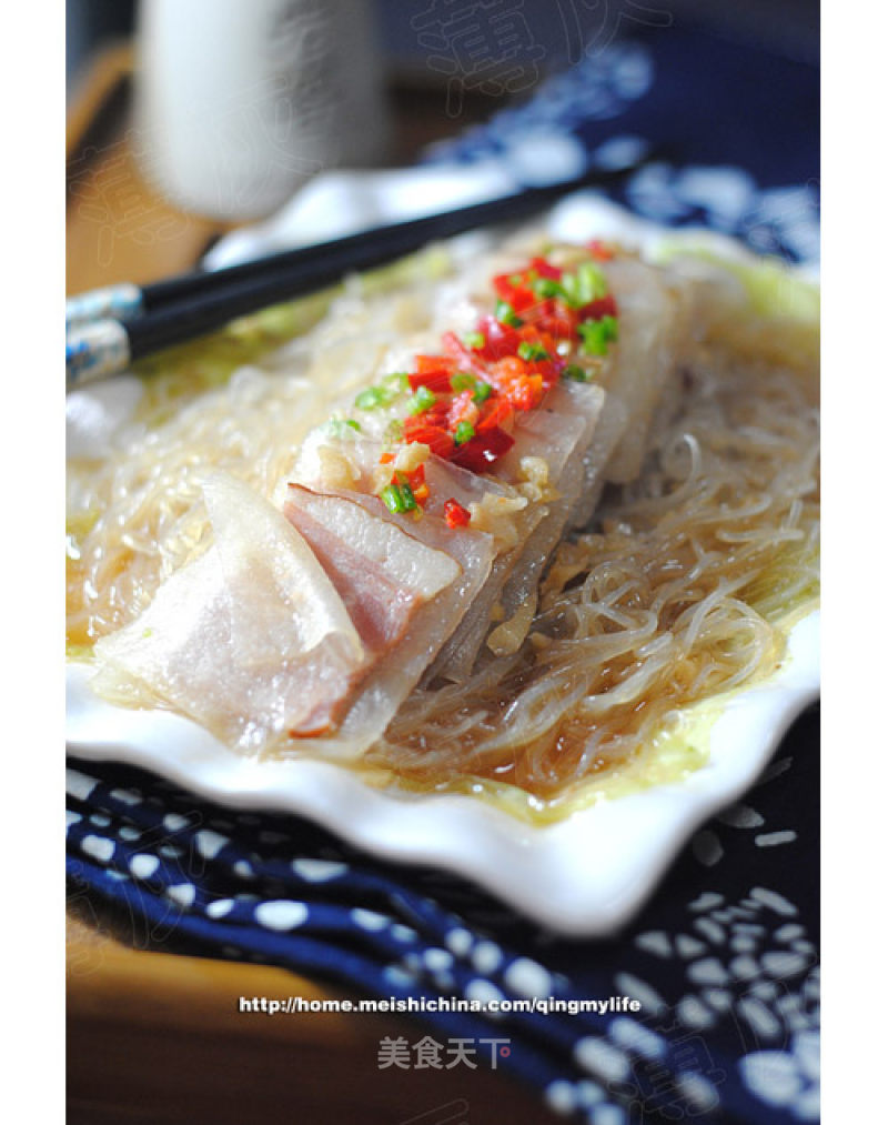 Steamed Bacon with Garlic Vermicelli recipe