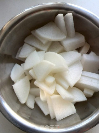 Dried White Radish in Cold Dressing recipe