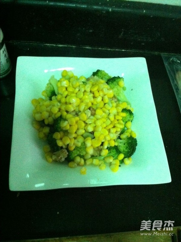 Corn Walnut Broccoli recipe