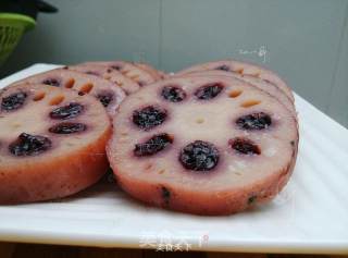 Rose Purple Rice Lotus Root recipe