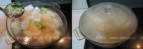 Yam Black Fish Soup recipe