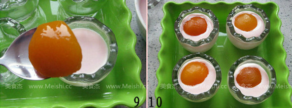 Yellow Peach Pudding recipe