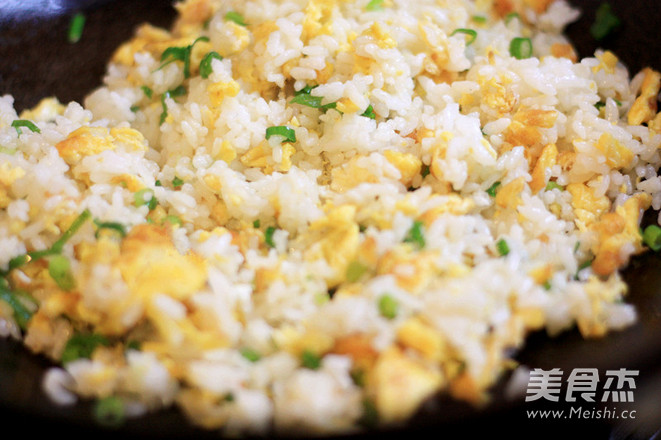Flaxseed Oil and Egg Fried Rice recipe