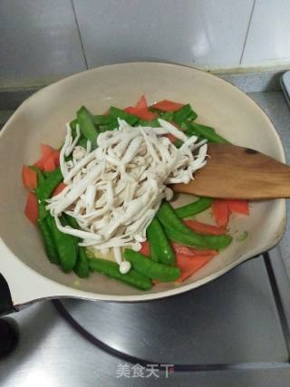 Stir-fried White Jade Mushroom recipe