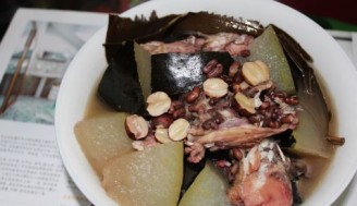 Lotus Leaf Winter Melon Fish Soup recipe