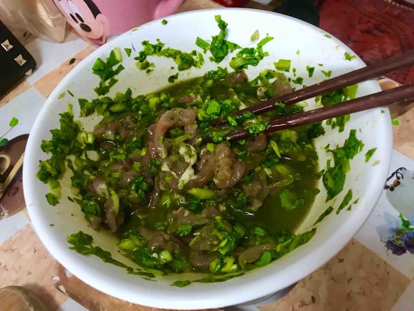 Green Vegetable Pork Bun recipe