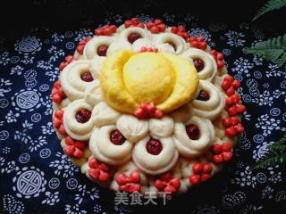 #团圆饭# Twenty-eight Steamed Jujube Flowers are Rich in Wealth recipe