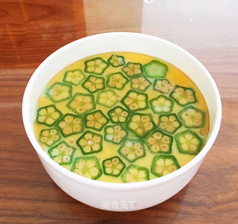 Okra Egg Custard recipe