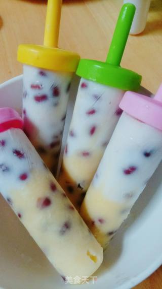 Red Bean Yogurt Popsicle recipe