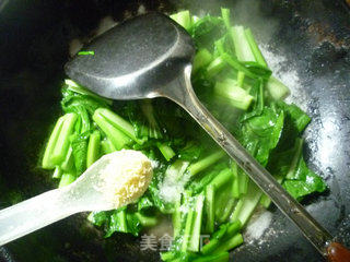 Stir-fried Rape Root recipe