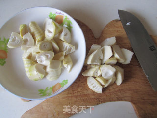 Braised Spring Bamboo Shoots in Oil recipe