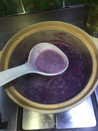 Purple Sweet Potato Peanut Sago recipe