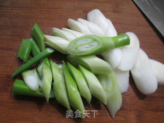 Fried Yuba with Green Onions recipe