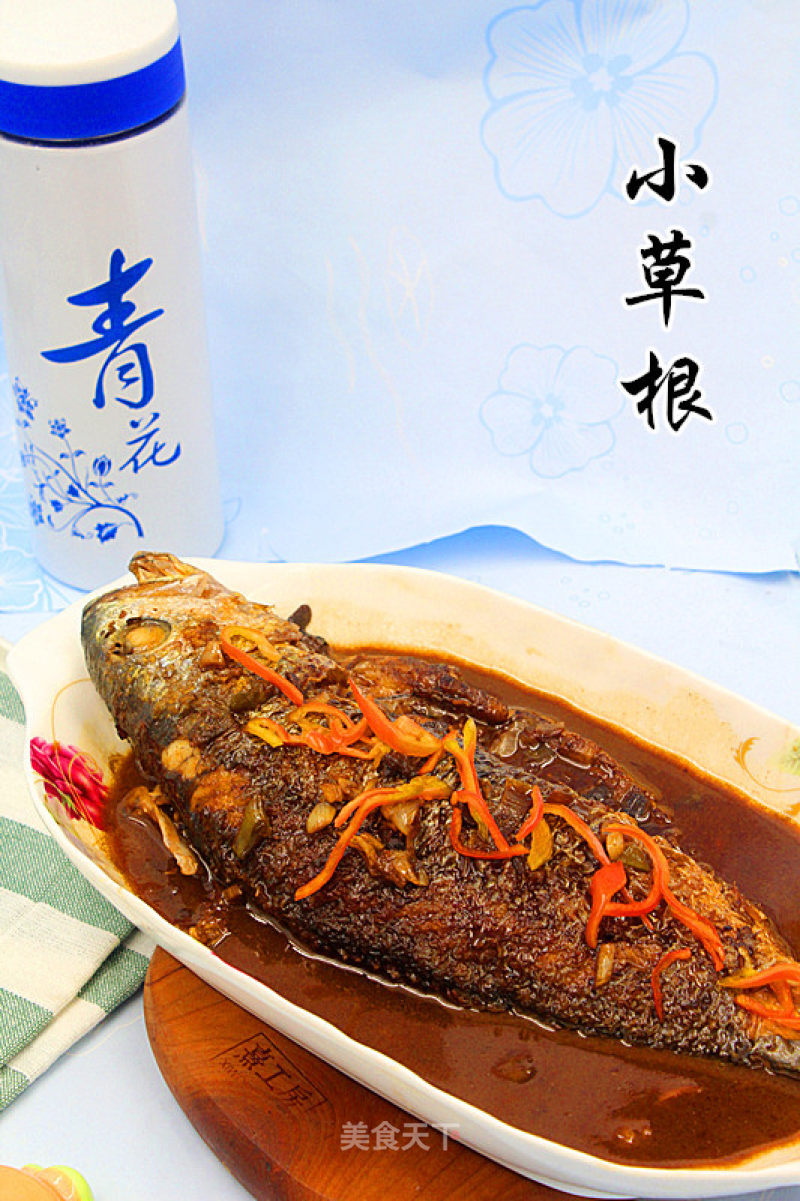 Braised Large Yellow Croaker in Soy Sauce recipe