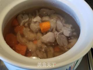 Yam Carrot Chicken Feet Soup recipe