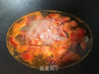 Tomato and Enoki Mushroom Tofu Soup recipe