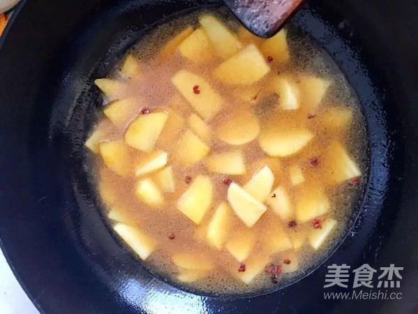 Potato Beef Stew Vermicelli recipe