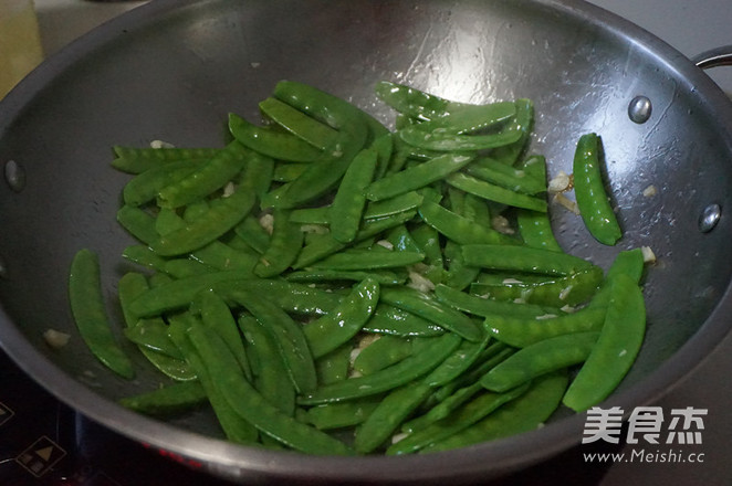 Garlic Snow Peas recipe