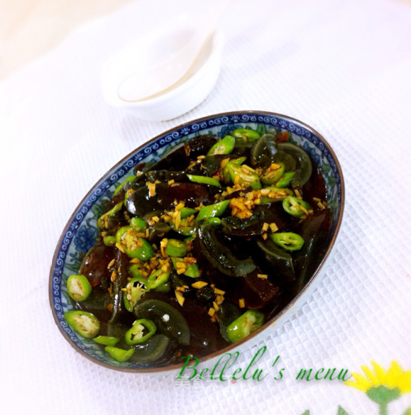 Songhua Egg with Ginger Sauce recipe