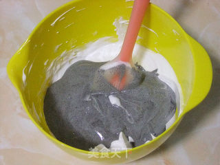 # Fourth Baking Contest and is Love to Eat Festival# My Neighbor Totoro Black Rice Chiffon recipe