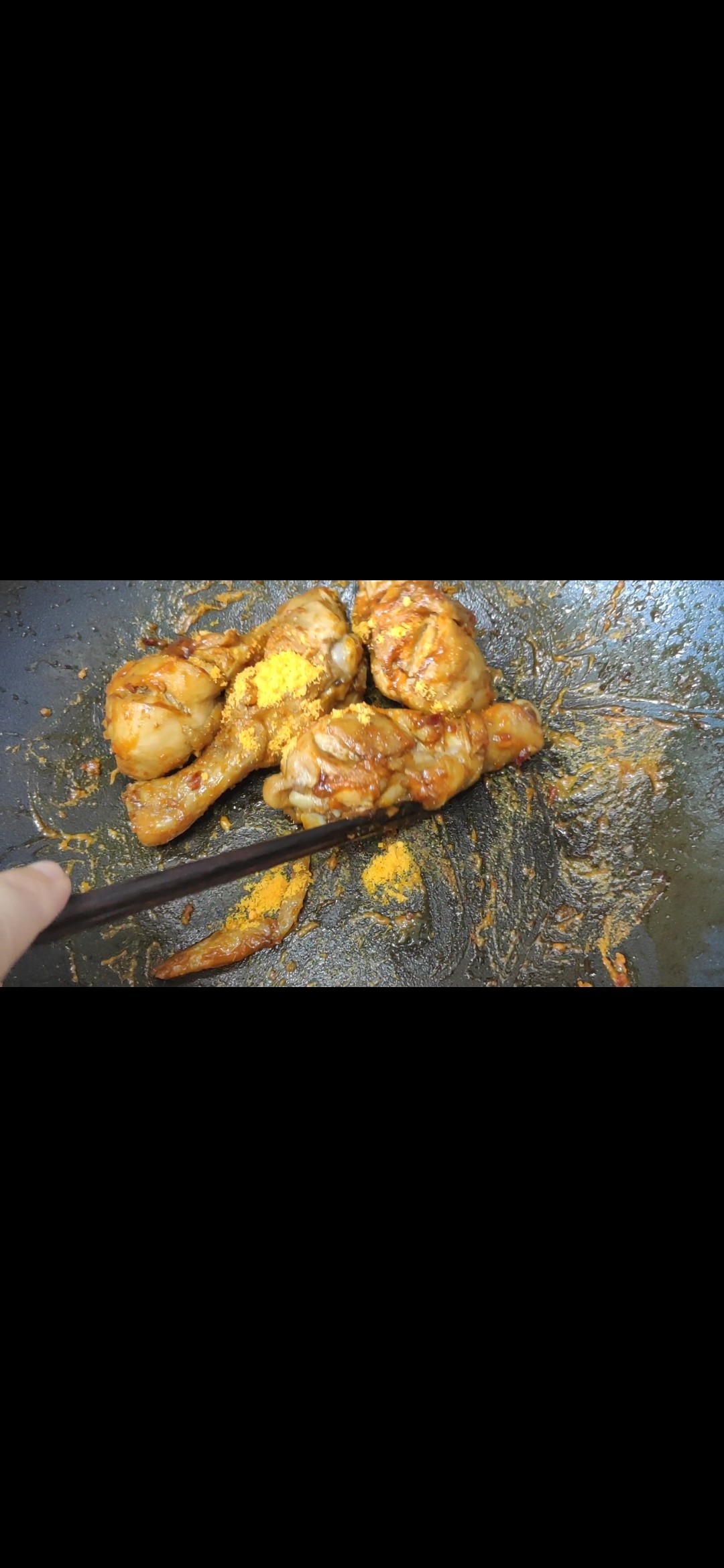 Chicken Drumsticks with Egg Yolk recipe