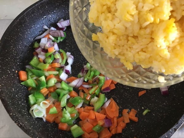 Golden Fried Rice recipe